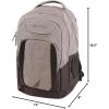 imageNAUTICA Backpack Grey Black 18quotGrey Black