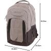 imageNAUTICA Backpack Grey Black 18quotGrey Black