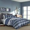 imageNautica  Euro Sham Soft Fleece Bedding with Zipper Closure Stylish Bedding Set for Bed or Couch Plush Euro Red 26quot x 26quotGrey