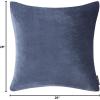imageNautica  Euro Sham Soft Fleece Bedding with Zipper Closure Stylish Bedding Set for Bed or Couch Plush Euro Red 26quot x 26quotNavy
