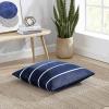 imageNautica  Euro Sham Soft Fleece Bedding with Zipper Closure Stylish Bedding Set for Bed or Couch Plush Euro Red 26quot x 26quotNavyWhite