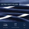 imageNautica  Euro Sham Soft Fleece Bedding with Zipper Closure Stylish Bedding Set for Bed or Couch Plush Euro Red 26quot x 26quotNavyWhite