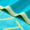 imageNautica  Oversized Beach Towel Set Soft Plush Velour Towels with Hanging Loop Quick Dry ampamp Absorbent Beach Vacation Essentials for Adults ampamp Travel Tilted Logo Blue 2PackTilted Logo Blue