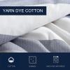 imageNautica  Twin Comforter Set Cotton Reversible Bedding with Matching Sham Mediterranean Inspired Home Decor for All Seasons Fairwater Blue TwinBlueWhiteGrey
