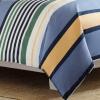 imageNautica  Twin Comforter Set Reversible Cotton Bedding with Matching Sham Medium Weight for Year Round Use Dorm Essentials OekoTex Certified Dover BlueKing