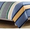 imageNautica  Twin Comforter Set Reversible Cotton Bedding with Matching Sham Medium Weight for Year Round Use Dorm Essentials OekoTex Certified Dover BlueKing
