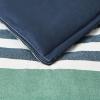 imageNautica  Twin Comforter Set Reversible Cotton Bedding with Matching Sham Medium Weight for Year Round Use Dorm Essentials OekoTex Certified Dover BlueTwin