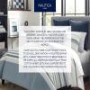 imageNautica  Twin Comforter Set Reversible Cotton Bedding with Matching Sham Medium Weight for Year Round Use Dorm Essentials OekoTex Certified Dover BlueTwin