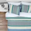 imageNautica  Twin Comforter Set Reversible Cotton Bedding with Matching Sham Medium Weight for Year Round Use Dorm Essentials OekoTex Certified Dover BlueTwin