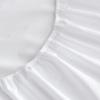 imageNautica  Twin Sheet Set Cotton Percale Bedding Set Crisp ampamp Cool Fully Elasticized Ideal Dorm Essentials Solid Light Blue TwinWhite