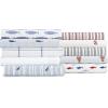 imageNautica  Twin XL Sheets Cotton Percale Bedding Set Fully Elasticized Ideal Dorm Essentials Audley Stripe Blue Twin XLAudley Stripe Blue