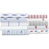 imageNautica  Twin XL Sheets Cotton Percale Bedding Set Fully Elasticized Ideal Dorm Essentials Audley Stripe Blue Twin XLAudley Stripe Blue