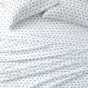 imageNautica  Twin XL Sheets Cotton Percale Bedding Set Fully Elasticized Ideal Dorm Essentials Audley Stripe Blue Twin XLCloyster Blue