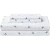 imageNautica  Twin XL Sheets Cotton Percale Bedding Set Fully Elasticized Ideal Dorm Essentials Audley Stripe Blue Twin XLStar Spangled Coastal NavyRed