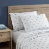 imageNautica  Twin XL Sheets Cotton Percale Bedding Set Fully Elasticized Ideal Dorm Essentials Audley Stripe Blue Twin XLWhale Stripe BlueWhite