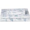 imageNautica  Twin XL Sheets Cotton Percale Bedding Set Fully Elasticized Ideal Dorm Essentials Audley Stripe Blue Twin XLWhitewood Sail Blue