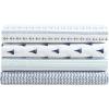 imageNautica  Twin XL Sheets Premium Cotton Percale Bedding Set Striped Bedding Set OekoTex Certified Beaux Stripe Blue Twin XLAnchor Lines Blue