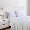 imageNautica  Twin XL Sheets Premium Cotton Percale Bedding Set Striped Bedding Set OekoTex Certified Beaux Stripe Blue Twin XLAnchor Lines Blue