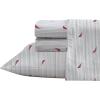 imageNautica  Twin XL Sheets Premium Cotton Percale Bedding Set Striped Bedding Set OekoTex Certified Beaux Stripe Blue Twin XLAudley Stripe Red