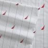 imageNautica  Twin XL Sheets Premium Cotton Percale Bedding Set Striped Bedding Set OekoTex Certified Beaux Stripe Blue Twin XLAudley Stripe Red