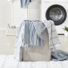 imageNautica  Twin XL Sheets Premium Cotton Percale Bedding Set Striped Bedding Set OekoTex Certified Beaux Stripe Blue Twin XLAudley Stripe Red