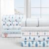 imageNautica  Twin XL Sheets Premium Cotton Percale Bedding Set Striped Bedding Set OekoTex Certified Beaux Stripe Blue Twin XLBeaux Stripe Navy