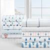 imageNautica  Twin XL Sheets Premium Cotton Percale Bedding Set Striped Bedding Set OekoTex Certified Beaux Stripe Blue Twin XLBeaux Stripe Navy