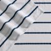 imageNautica  Twin XL Sheets Premium Cotton Percale Bedding Set Striped Bedding Set OekoTex Certified Beaux Stripe Blue Twin XLBrenton Stripe Navy Blue