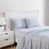 imageNautica  Twin XL Sheets Premium Cotton Percale Bedding Set Striped Bedding Set OekoTex Certified Beaux Stripe Blue Twin XLCamp Stripe Blue