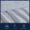 imageNautica  Twin XL Sheets Premium Cotton Percale Bedding Set Striped Bedding Set OekoTex Certified Beaux Stripe Blue Twin XLCamp Stripe Blue