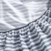 imageNautica  Twin XL Sheets Premium Cotton Percale Bedding Set Striped Bedding Set OekoTex Certified Beaux Stripe Blue Twin XLColeridge Stripe Blue
