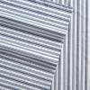 imageNautica  Twin XL Sheets Premium Cotton Percale Bedding Set Striped Bedding Set OekoTex Certified Beaux Stripe Blue Twin XLColeridge Stripe Blue