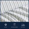 imageNautica  Twin XL Sheets Premium Cotton Percale Bedding Set Striped Bedding Set OekoTex Certified Beaux Stripe Blue Twin XLColeridge Stripe Green