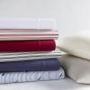 imageNautica  Twin XL Sheets Premium Cotton Percale Bedding Set Striped Bedding Set OekoTex Certified Beaux Stripe Blue Twin XLColeridge Stripe Red