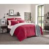 imageNautica  Twin XL Sheets Premium Cotton Percale Bedding Set Striped Bedding Set OekoTex Certified Beaux Stripe Blue Twin XLColeridge Stripe Red
