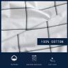 imageNautica  Twin XL Sheets Premium Cotton Percale Bedding Set Striped Bedding Set OekoTex Certified Beaux Stripe Blue Twin XLPlot BlackWhite