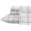 imageNautica  Twin XL Sheets Premium Cotton Percale Bedding Set Striped Bedding Set OekoTex Certified Beaux Stripe Blue Twin XLPlot BlackWhite