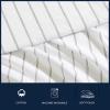 imageNautica  Twin XL Sheets Premium Cotton Percale Bedding Set Striped Bedding Set OekoTex Certified Beaux Stripe Blue Twin XLSkippers Island Green