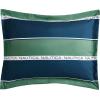 imageNautica  TwinTwin XL Bed Set Reversible Comforter with Matching Shams Bed Sheets and Laundry Bag Dorm Essentials Captains BlueGreenBellecastle Bay PineNavy