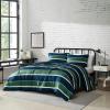 imageNautica  TwinTwin XL Bed Set Reversible Comforter with Matching Shams Bed Sheets and Laundry Bag Dorm Essentials Captains BlueGreenBellecastle Bay PineNavy
