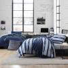 imageNautica  TwinTwin XL Bed Set Reversible Comforter with Matching Shams Bed Sheets and Laundry Bag Dorm Essentials Captains BlueGreenCaptains BlueGreen