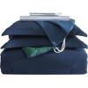 imageNautica  TwinTwin XL Bed Set Reversible Comforter with Matching Shams Bed Sheets and Laundry Bag Dorm Essentials Captains BlueGreenCaptains BlueGreen