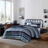 imageNautica  TwinTwin XL Bed Set Reversible Comforter with Matching Shams Bed Sheets and Laundry Bag Dorm Essentials Captains BlueGreenColton Blue