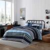 imageNautica  TwinTwin XL Bed Set Reversible Comforter with Matching Shams Bed Sheets and Laundry Bag Dorm Essentials Captains BlueGreenElliot Blue