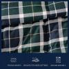 imageNautica  TwinTwin XL Bed Set Reversible Comforter with Matching Shams Bed Sheets and Laundry Bag Dorm Essentials Captains BlueGreenNorthsail Plaid Navy