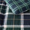 imageNautica  TwinTwin XL Bed Set Reversible Comforter with Matching Shams Bed Sheets and Laundry Bag Dorm Essentials Captains BlueGreenNorthsail Plaid Navy