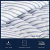 imageNautica  TwinTwin XL Bed Set Reversible Comforter with Matching Shams Bed Sheets and Laundry Bag Dorm Essentials Captains BlueGreenWindsor Blue