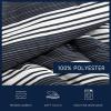 imageNautica  TwinTwin XL Comforter Set Reversible Cotton Bedding with Matching Sham Medium Weight for Year Round Use Dorm Essentials Craver GreyCraver BlackWhite