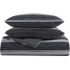 imageNautica  TwinTwin XL Comforter Set Reversible Cotton Bedding with Matching Sham Medium Weight for Year Round Use Dorm Essentials Craver GreyCraver BlackWhite