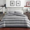 imageNautica  TwinTwin XL Comforter Set Reversible Cotton Bedding with Matching Sham Medium Weight for Year Round Use Dorm Essentials Craver GreyCraver GreyWhite